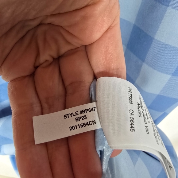 J. Crew Ruffle-trim sheath dress in gingham stretch crepe In Bright Periwinkle - Picture 11 of 13